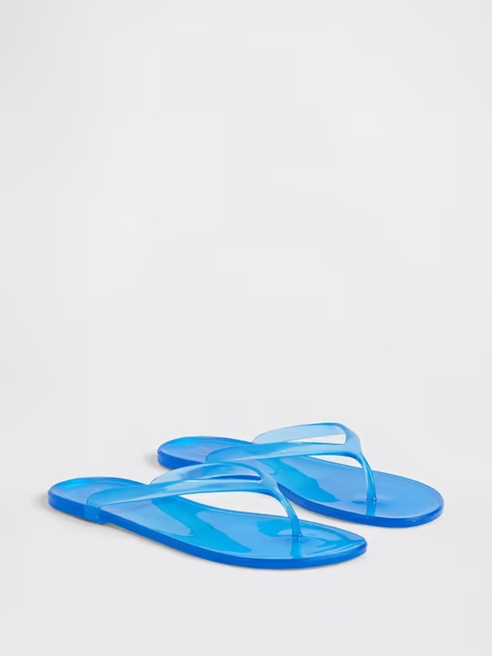 NWOT GAP Blue Jelly Flip Flop Sandals